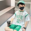 Children's basketball uniforms 2025 Summer New style Children's short-sleeved T-shirt set, boys' quick-drying clothes, small children's sportswear Application Scenario